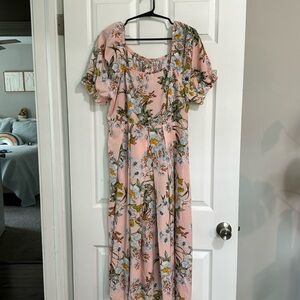 NWOT floral maxi